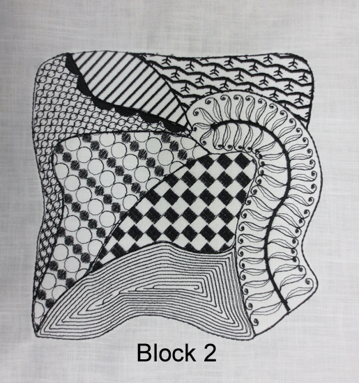 Craft Arena - Translating my Zentangle bijou into stitch. #zentangle  #embroidery #zentangles #zentangleart #zentanglebijou