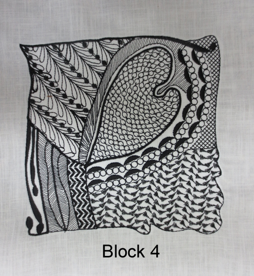 Craft Arena - Translating my Zentangle bijou into stitch. #zentangle  #embroidery #zentangles #zentangleart #zentanglebijou